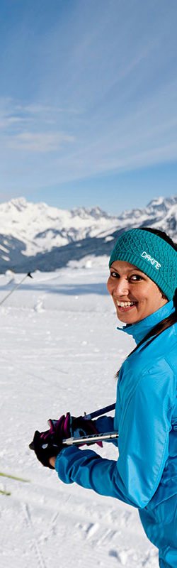 Langlaufen im Winterurlaub in der Salzburger Sportwelt